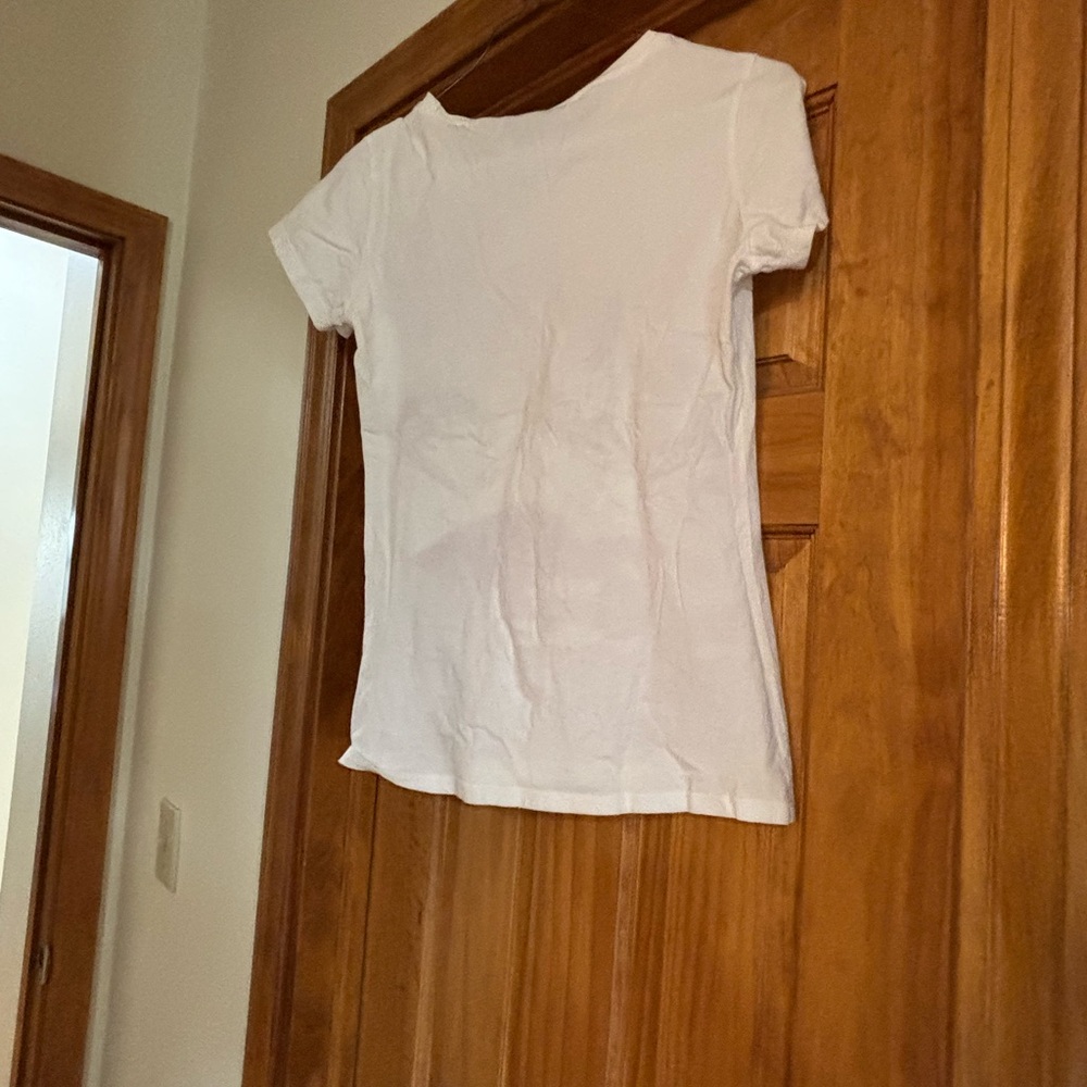 Graphic Red and White Women’s Shirt, Vintage Y2K - Picture 8 of 8